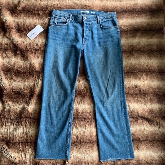 GRLFRND Tatum Raw Hem Cropped Jeans Highway Star - Picture 2 of 10